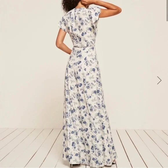 Reformation Sparrow Floral Maxi Dress Size S Cottage Core - Picture 4 of 14